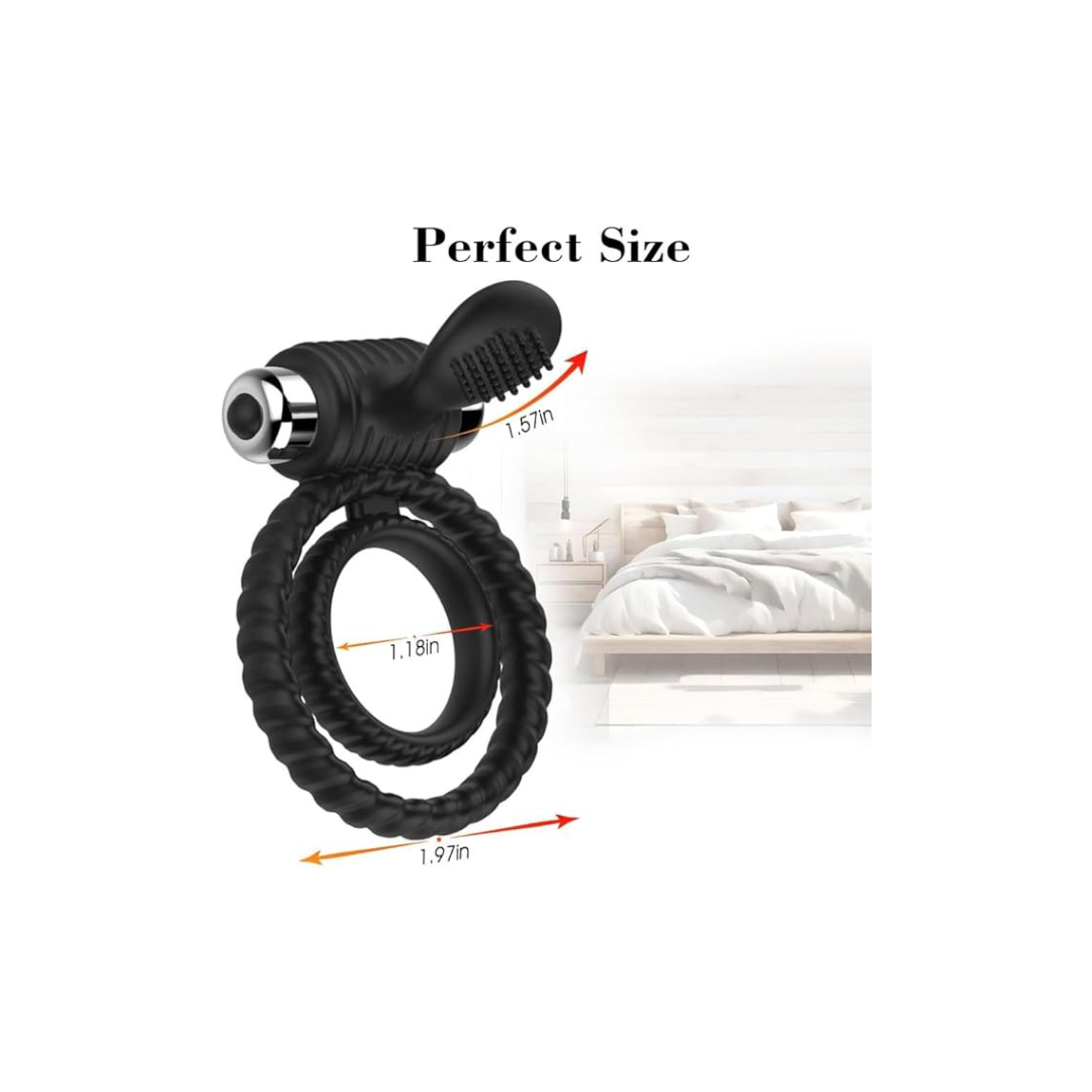 Penis Ring with 10 Vibration Modes