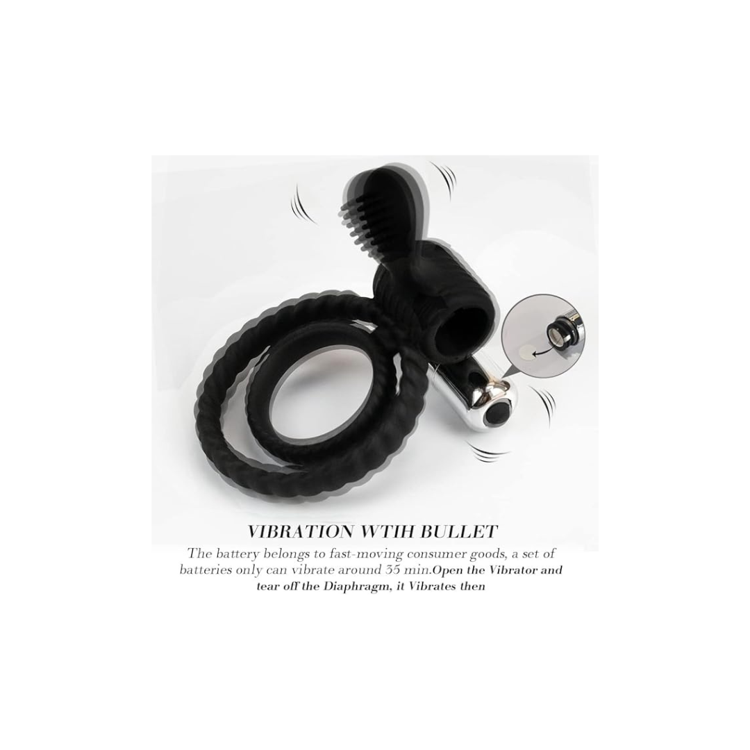 Penis Ring with 10 Vibration Modes