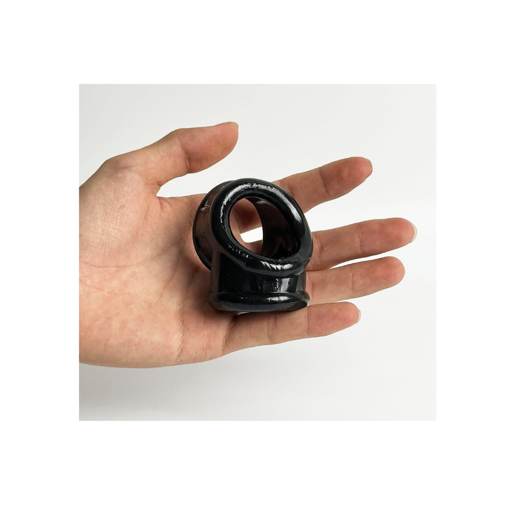 Super Soft Silicone Penis Ring Delay Ejaculation Ball Scrotum Stretcher Triple Cock Ring Erection Enhancing