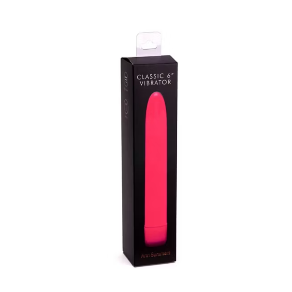 Ann Summers Classic 6 Inch Vibrator Pink