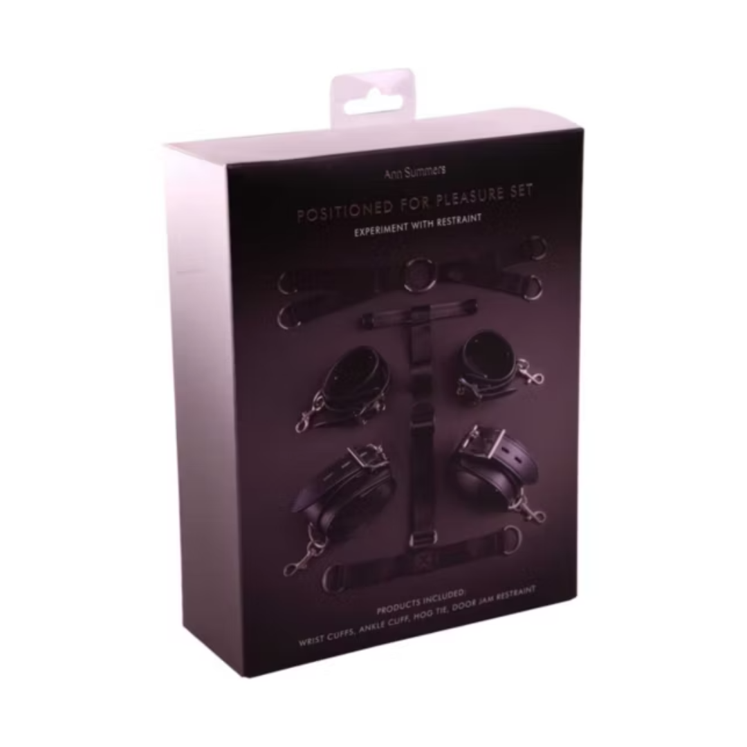 Ann Summers Positioned for Pleasure Set Black
